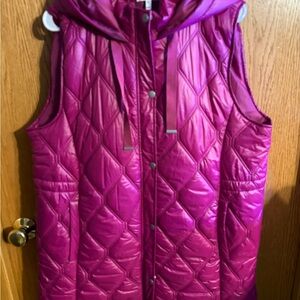 Maurices Fuchsia Quilted puffer vest